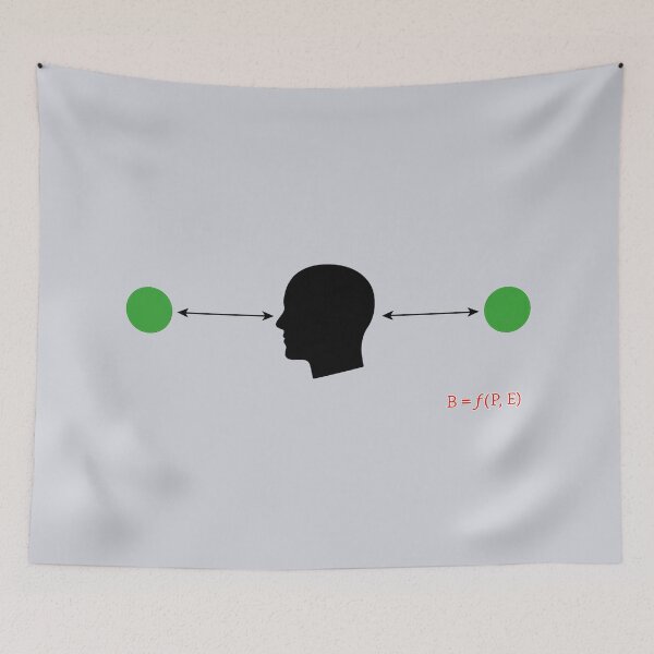 Item preview, Approach–Approach Conflict | Kurt Lewin Inspired | Field Theory Psychology Minimalist Design designed and sold by PERSPECTIVERED.