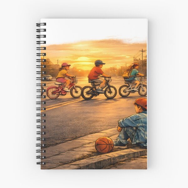 Item preview, a group of friends on bikes designed and sold by Troll Art & Delete.