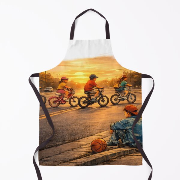 Item preview, a group of friends on bikes designed and sold by Troll Art & Delete.