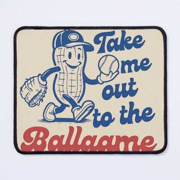 Item preview, Take Me Out To The Ballgame Retro Peanut Mascot Baseball Groovy Crackerjacks Vintage designed and sold by Velustro Shop.