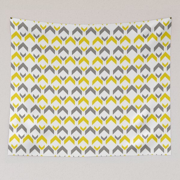 Item preview, Yellow & gray arrows designed and sold by Mint + Midnight.