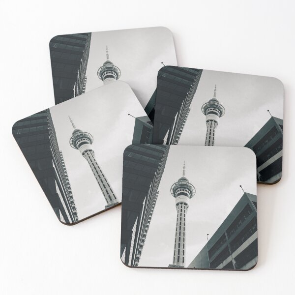 Item preview, Sky Tower Auckland Black and White Architecture New Zealand designed and sold by davelandiaph.