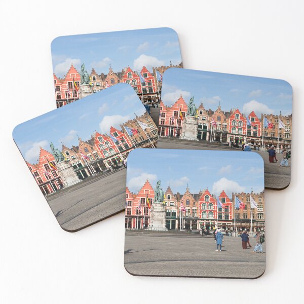 Item preview, Bruges Market Square Flemish Architecture Belgium designed and sold by davelandiaph.