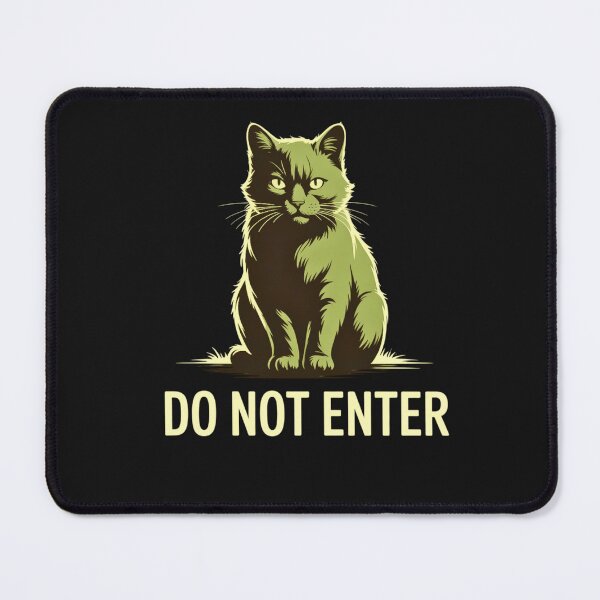 Item preview, Do Not Enter Void Cat Design designed and sold by AdicretorDesign.