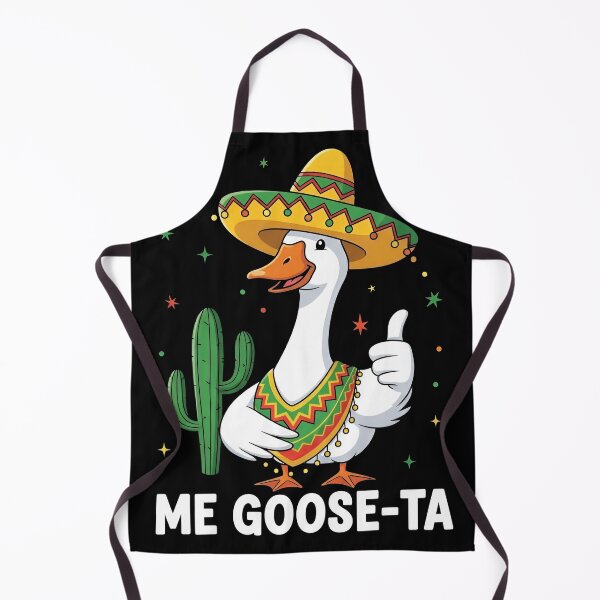 Aperçu de l'œuvre Me Goose Ta Funny Goose Pun Fiesta Humor Cinco De Mayo créée et vendue par viectory.