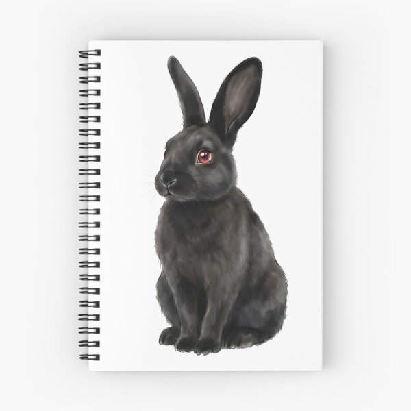 Item preview, Black Rabbit Oryctolagus Cuniculus Europe Gothic Animal designed and sold by RubisLeaf.