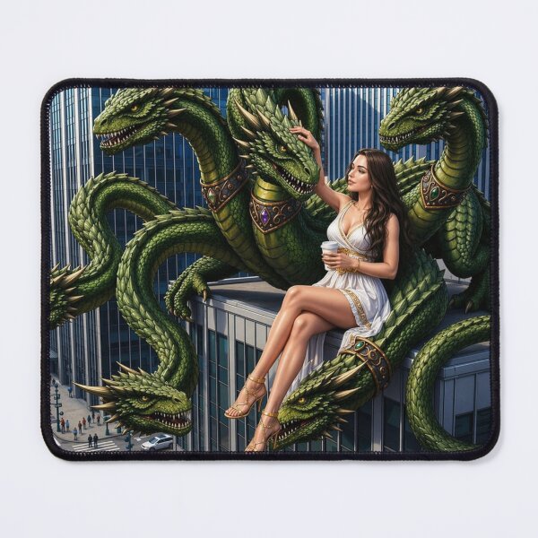 Item preview, Morning Coffee with the Hydra designed and sold by MagicMood Creations.