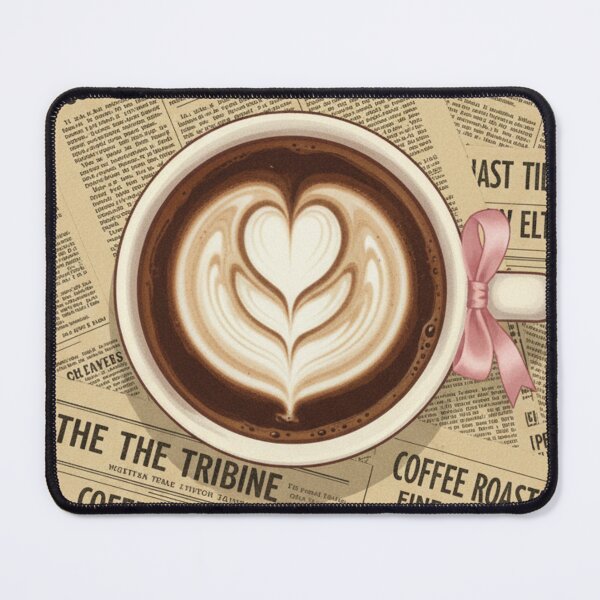 Item preview, Vintage Latte Style Newspaper Retro Artistic Coffee designed and sold by HeyHas.