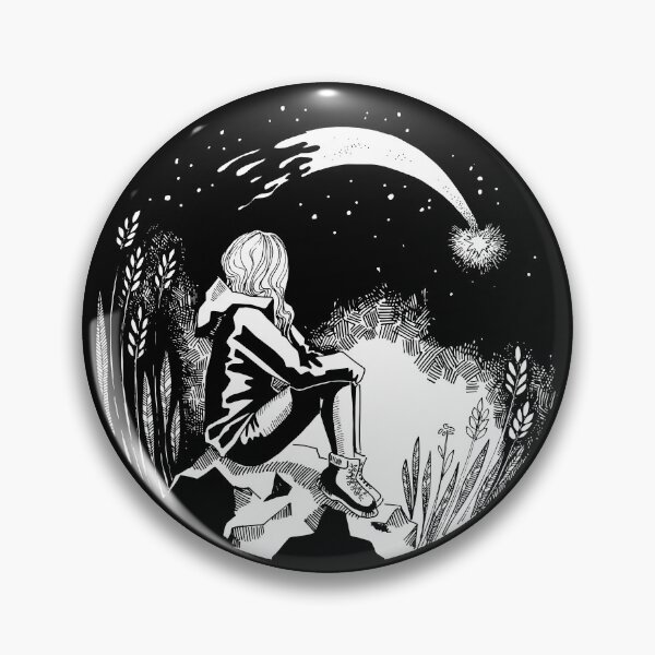 Item preview, A girl watching a comet designed and sold by Ink & Silence by Loraaart.