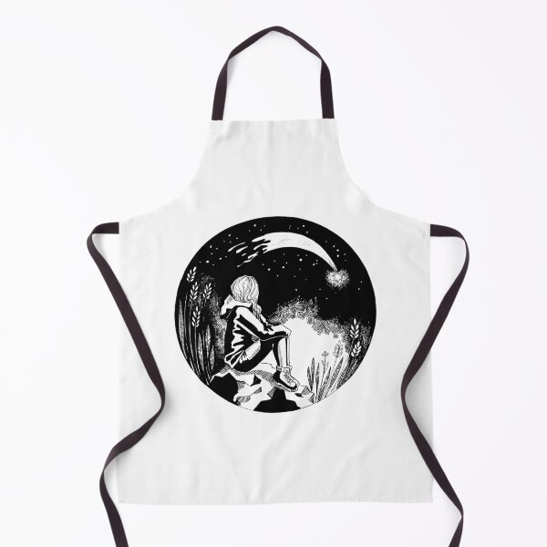 Item preview, A girl watching a comet designed and sold by Ink & Silence by Loraaart.