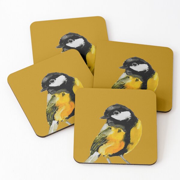 Item preview, Great tit painted with watercolor designed and sold by FederWerk.