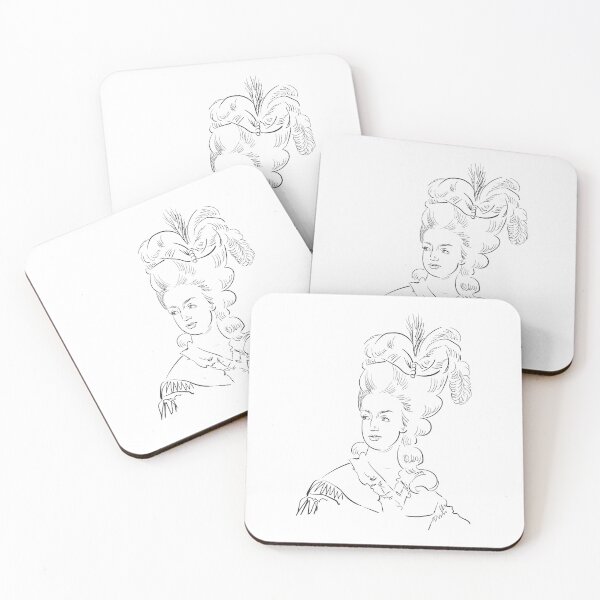 Item preview, Marie Antoinette line art designed and sold by FloFlo8468.