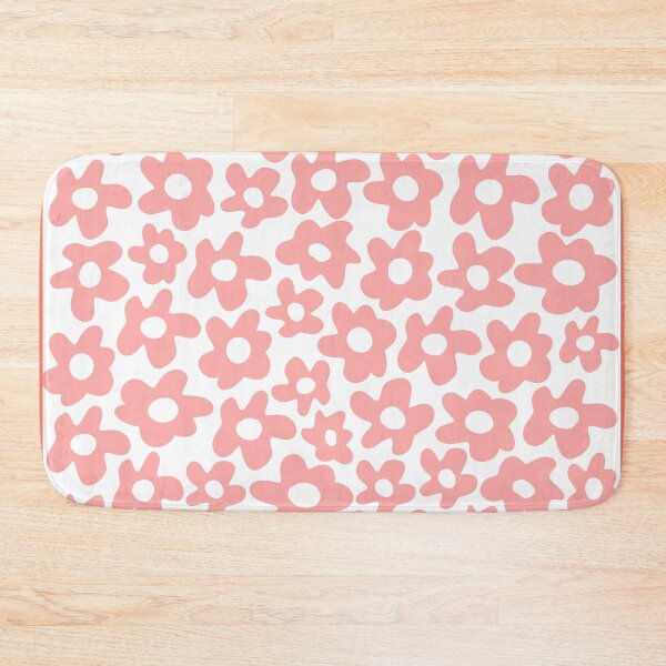 Item preview, Pink Retro Flowers Pattern designed and sold by Jeallan Designs.