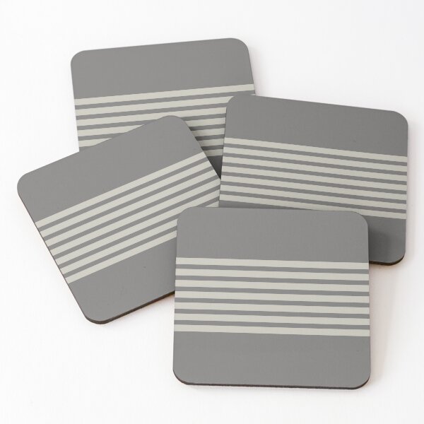 Item preview, Gray horizontal lines designed and sold by Mint + Midnight.