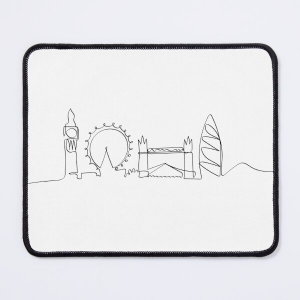 Item preview, london monument outline line art designed and sold by FloFlo8468.
