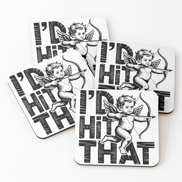 Item preview, Linocut Cherub Running with Bow and Arrow designed and sold by Bloomkept.