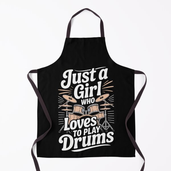 Item preview, Just a Girl Who Loves to Play Drums designed and sold by jkrphoto.