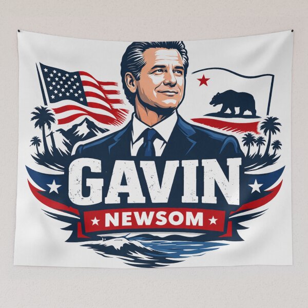 Item preview, Gavin Newsom 2028 President designed and sold by Owcomm.
