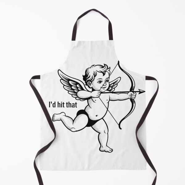 Item preview, Minimalist Line Art Cupid Running with Bow designed and sold by Bloomkept.