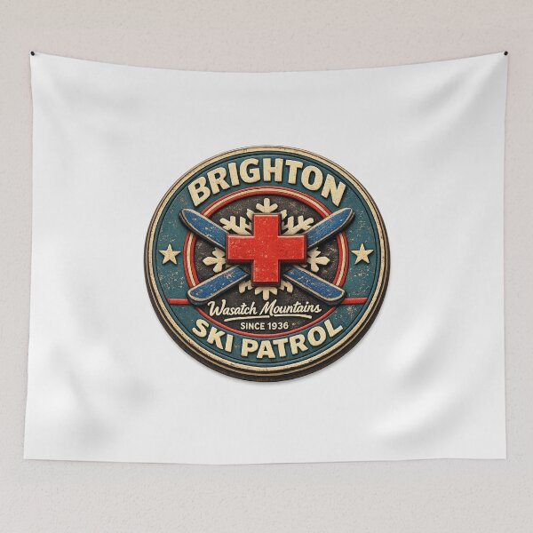 Item preview, Brighton Ski Patrol Badge designed and sold by Dresut.