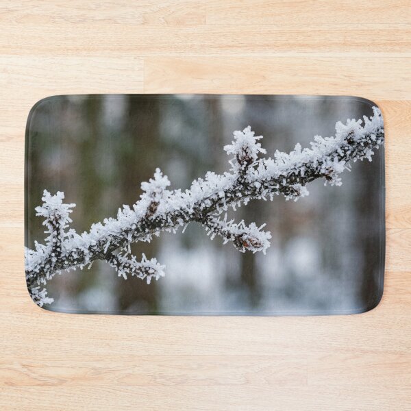 Item preview, Frozen branch covered in thick frost designed and sold by Malisa345.