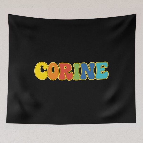 Item preview, ❤️ Corine Personalized Name Wavy Retro Shirt, Coffee Mug, Sticker Gift designed and sold by HelixPedia.