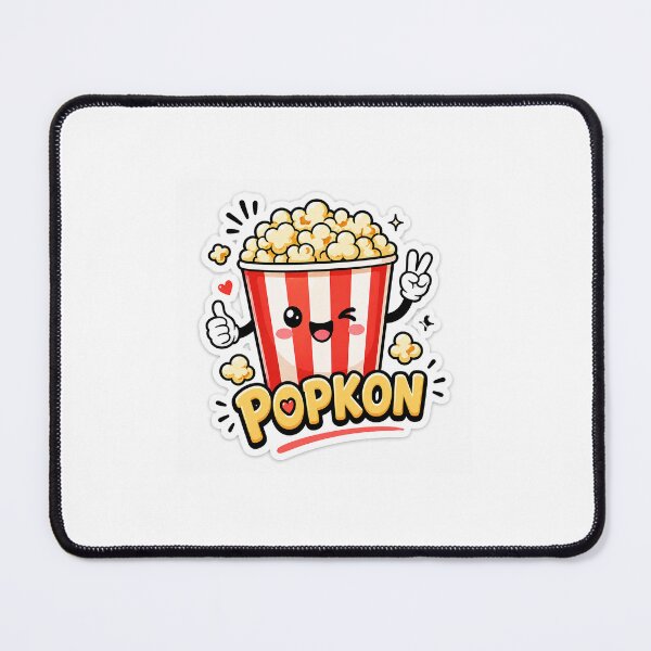 Item preview, Popkon Cute Popcorn Sticker | Funny Kawaii Snack Design | Cartoon Popcorn Bucket designed and sold by Ishratparween11.