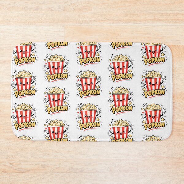 Item preview, Popkon Cute Popcorn Sticker | Funny Kawaii Snack Design | Cartoon Popcorn Bucket designed and sold by Ishratparween11.