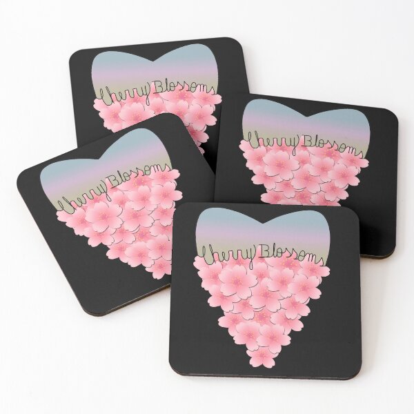 Item preview, Cherry Blossom Flower Heart,Botanical Illustration, Soft Nature Aesthetic designed and sold by BelievingCreate.