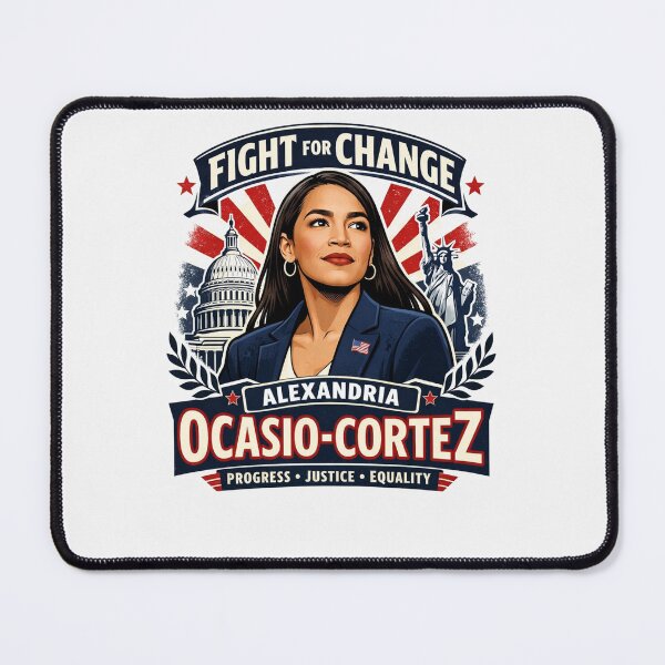 Item preview, Fight for Change Alexandria Ocasio-Cortez Progress Justice Equality designed and sold by Owcomm.