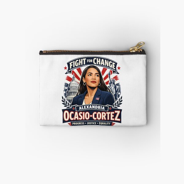Item preview, Fight for Change Alexandria Ocasio-Cortez Progress Justice Equality designed and sold by Owcomm.
