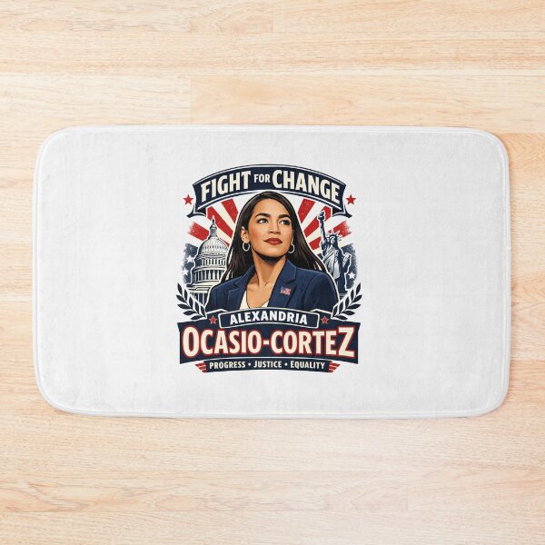 Item preview, Fight for Change Alexandria Ocasio-Cortez Progress Justice Equality designed and sold by Owcomm.