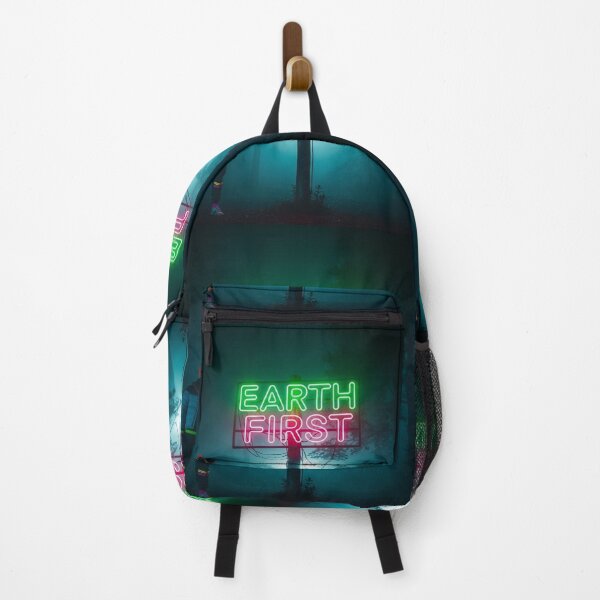 Item preview, Earth First | Minimal Eco Nature Typography Design designed and sold by DmaarGroup.