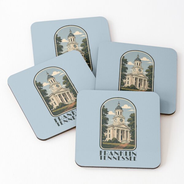 Item preview, Franklin Tennessee Courthouse Vintage Illustration | Historic Downtown Franklin TN Travel Art designed and sold by SimplyJasper.