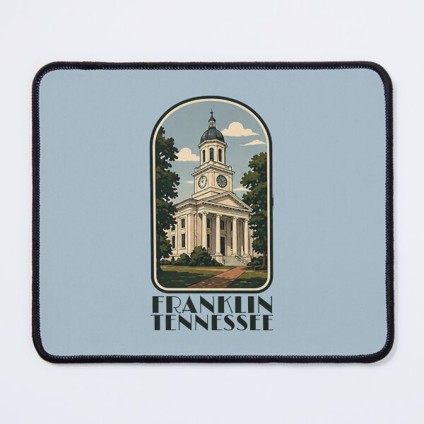 Item preview, Franklin Tennessee Courthouse Vintage Illustration | Historic Downtown Franklin TN Travel Art designed and sold by SimplyJasper.