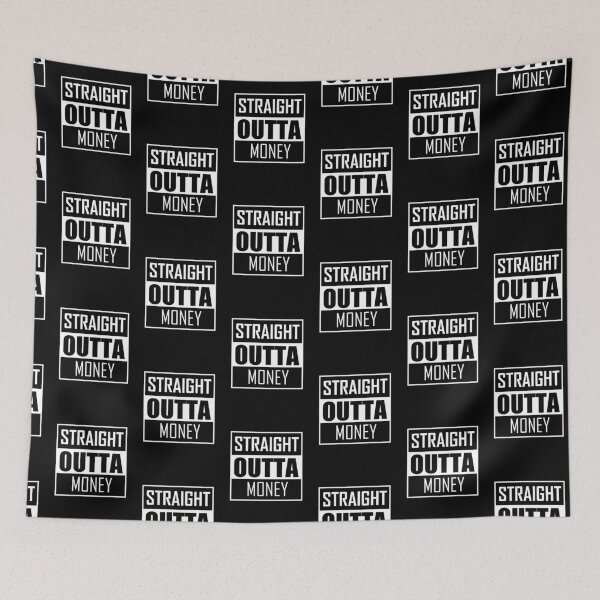 Item preview, STRAIGHT OUTTA MONEY designed and sold by Noveltee  Shirts.