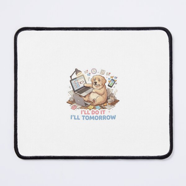 Item preview, TITLE: Overworked Freelance Dog at Night – Stressful Deadline Office Sticker designed and sold by wildbest.