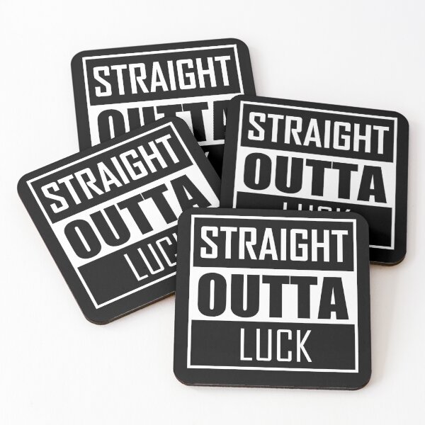 Item preview, STRAIGHT OUTTA LUCK designed and sold by Noveltee  Shirts.