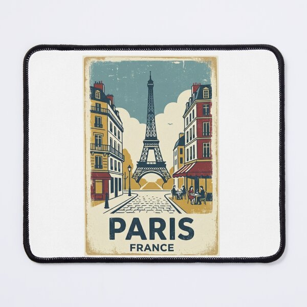 Item preview, Vintage Paris France Eiffel Tower Retro Travel designed and sold by VelvetArchives.