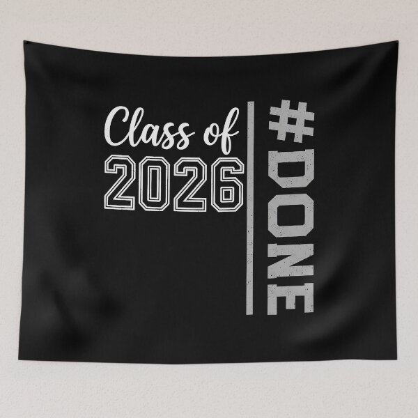 Item preview, Done Class of 2026 – Senior 26 Graduation Design designed and sold by viectory.