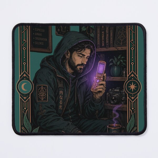 Item preview, The Hermit Tarot Card | Gothic Spiritual Wall Art designed and sold by Horizon Prime.