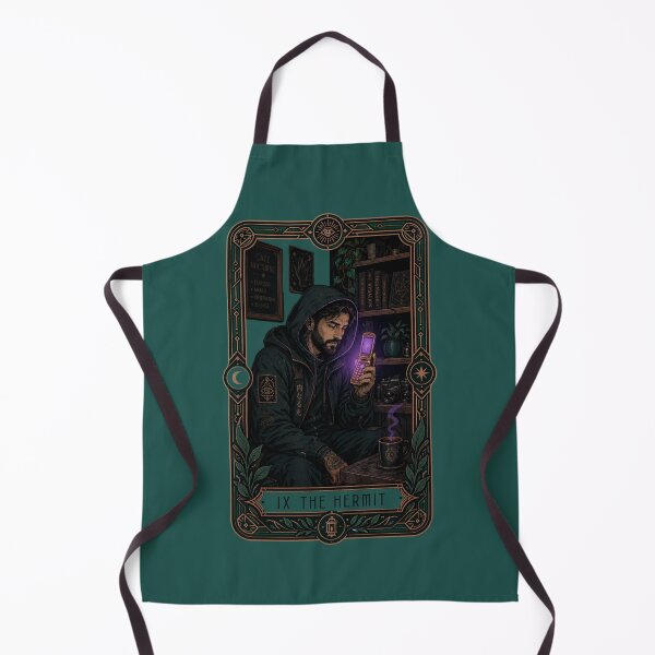 Item preview, The Hermit Tarot Card | Gothic Spiritual Wall Art designed and sold by Horizon Prime.