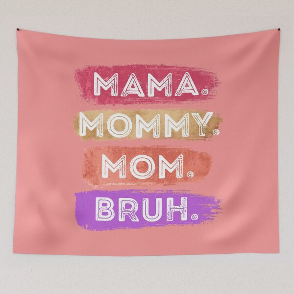 Item preview, Mama Mommy Mom Bruh | Funny Retro Distressed Motherhood Humor designed and sold by marry treasures.