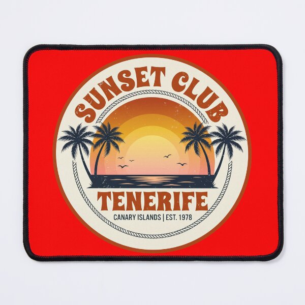 Item preview, Sunset Club Tenerife Canary Islands– Golden Hour Beach Vibes & Spain Island Escape designed and sold by ArtsyExplorer.
