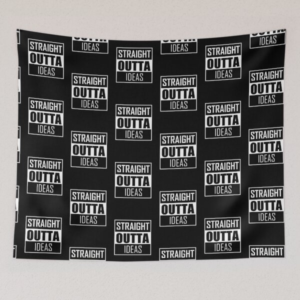 Item preview, STRAIGHT OUTTA IDEAS designed and sold by Noveltee  Shirts.
