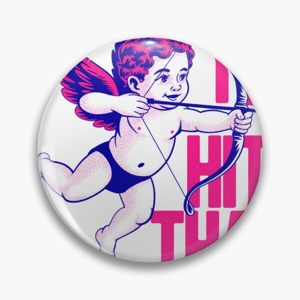 Item preview, Retro Risograph Cupid Running with Bow designed and sold by Bloomkept.
