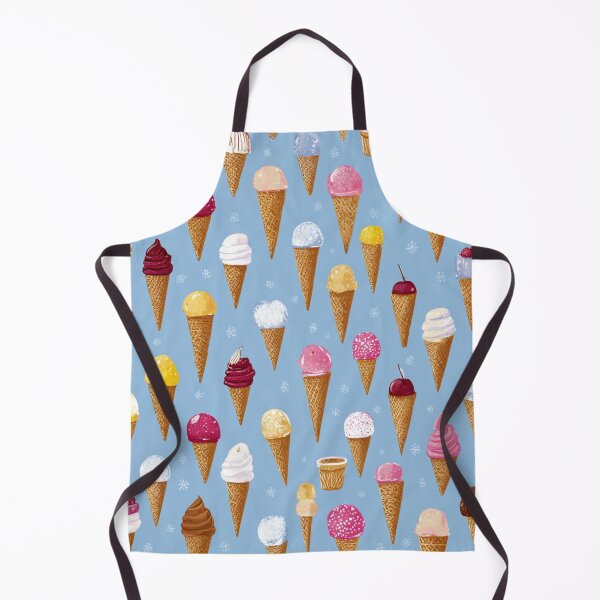Item preview, Sweet Ice Cream Cones Pattern Dessert Lover designed and sold by NicolasGlowArt.