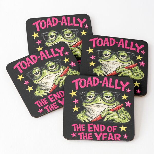 Item preview, Toad-ally The End Of Year Frog Pun designed and sold by Dream'Ink.