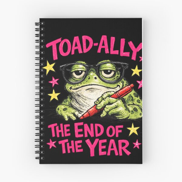 Item preview, Toad-ally The End Of Year Frog Pun designed and sold by Dream'Ink.