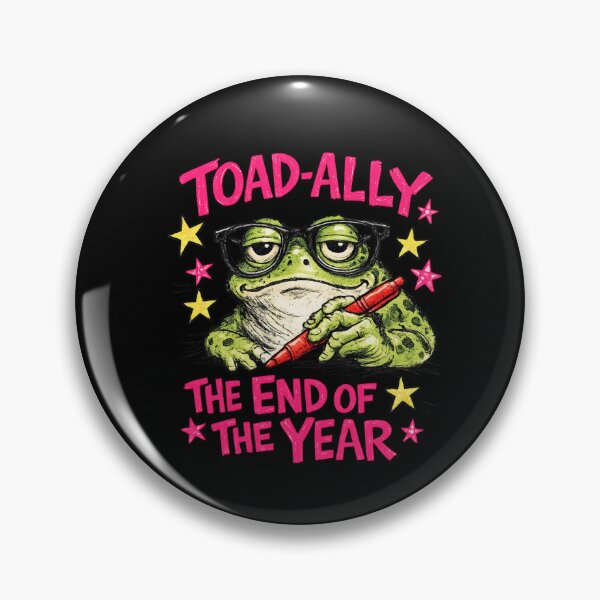 Item preview, Toad-ally The End Of Year Frog Pun designed and sold by Dream'Ink.